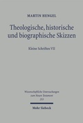 Cover: Theologische, historische und biographische Skizzen - Mohr Siebeck