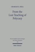 Cover: From the Lost Teaching of Polycarp - Mohr Siebeck