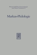 Cover: Markus-Philologie - Mohr Siebeck