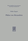 Cover: Philon von Alexandrien - Mohr Siebeck