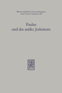 Abbildung von: Paulus und das antike Judentum - Mohr Siebeck