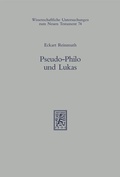 Cover: Pseudo-Philo und Lukas - Mohr Siebeck