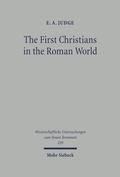 Cover: The First Christians in the Roman World - Mohr Siebeck