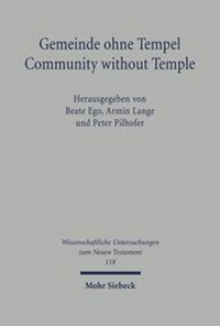 Abbildung von: Gemeinde ohne Tempel /Community without Temple - Mohr Siebeck