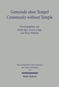 Cover: Gemeinde ohne Tempel /Community without Temple - Mohr Siebeck