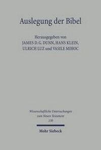 Abbildung von: Auslegung der Bibel in orthodoxer und westlicher Perspektive - Mohr Siebeck