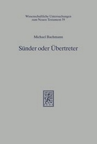 Abbildung von: Suender oder UEbertreter - Mohr Siebeck