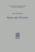 Cover: S&uuml;nder oder &Uuml;bertreter - Mohr Siebeck