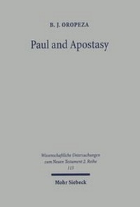 Abbildung von: Paul and Apostasy - Mohr Siebeck