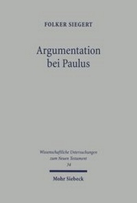 Abbildung von: Argumentation bei Paulus gezeigt an Roem 9-11 - Mohr Siebeck