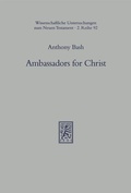 Cover: Ambassadors for Christ - Mohr Siebeck