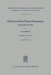 Abbildung von: Die Umwelt des Neuen Testaments - Mohr Siebeck