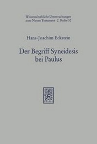 Abbildung von: Der Begriff Syneidesis bei Paulus - Mohr Siebeck