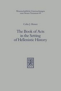 Abbildung von: The Book of Acts in the Setting of Hellenistic History - Mohr Siebeck