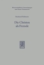 Cover: Die Christen als Fremde - Mohr Siebeck