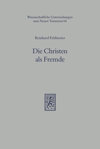 Enlarge image Cover: Die Christen als Fremde - Mohr Siebeck
