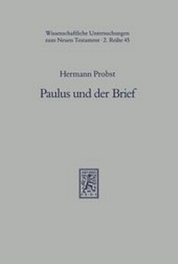 Abbildung von: Paulus und der Brief - Mohr Siebeck