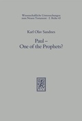 Cover: Paul - One of the Prophets? - Mohr Siebeck