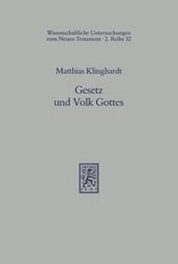 Abbildung von: Gesetz und Volk Gottes - Mohr Siebeck