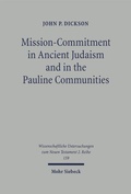 Cover: Mission-Commitment in Ancient Judaism and in the Pauline Communities - Mohr Siebeck