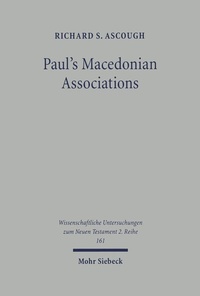 Abbildung von: Paul's Macedonian Associations - Mohr Siebeck