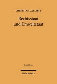 Abbildung von: Rechtsstaat und Umweltstaat - Mohr Siebeck