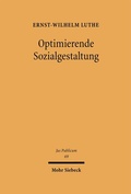Cover: Optimierende Sozialgestaltung - Mohr Siebeck