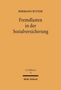 Cover: Fremdlasten in der Sozialversicherung - Mohr Siebeck