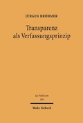 Cover: Transparenz als Verfassungsprinzip - Mohr Siebeck