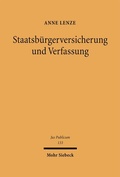 Cover: Staatsb&uuml;rgerversicherung und Verfassung - Mohr Siebeck