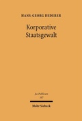 Cover: Korporative Staatsgewalt - Mohr Siebeck