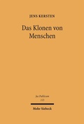 Cover: Das Klonen von Menschen - Mohr Siebeck