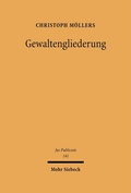 Cover: Gewaltengliederung - Mohr Siebeck