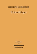 Cover: Unionsb&uuml;rger - Mohr Siebeck