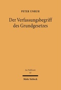 Cover: Der Verfassungsbegriff des Grundgesetzes - Mohr Siebeck
