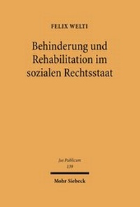 Abbildung von: Behinderung und Rehabilitation im sozialen Rechtsstaat - Mohr Siebeck
