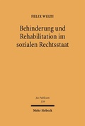 Cover: Behinderung und Rehabilitation im sozialen Rechtsstaat - Mohr Siebeck