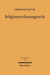 Abbildung von: Religionsverfassungsrecht - Mohr Siebeck