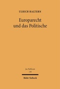 Cover: Europarecht und das Politische - Mohr Siebeck