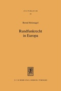 Cover: Rundfunkrecht in Europa - Mohr Siebeck