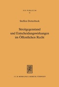 Cover: Streitgegenstand und Entscheidungswirkungen im &Ouml;ffentlichen Recht - Mohr Siebeck