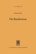 Cover: Die Bundestreue - Mohr Siebeck