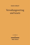 Cover: Verwaltungsvertrag und Gesetz - Mohr Siebeck