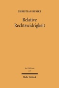 Cover: Relative Rechtswidrigkeit - Mohr Siebeck