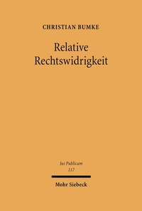 Enlarge image Cover: Relative Rechtswidrigkeit - Mohr Siebeck