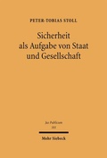 Cover: Sicherheit als Aufgabe von Staat und Gesellschaft - Mohr Siebeck