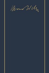 Bild: Max Weber-Gesamtausgabe - Mohr Siebeck