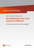 Cover: Sinnstiftende Lehr-Lernprozesse initiieren - Waxmann Verlag GmbH