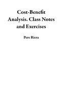 Cover: Cost-Benefit Analysis. Class Notes and Exercises - Pere Riera