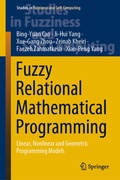 Cover: Fuzzy Relational Mathematical Programming - Springer